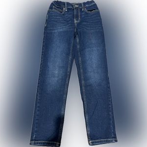 JCPenney girls blue jeans size 10 slim taper never worn